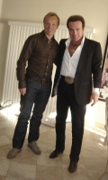 With Graham Norton