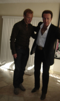 With Graham Norton